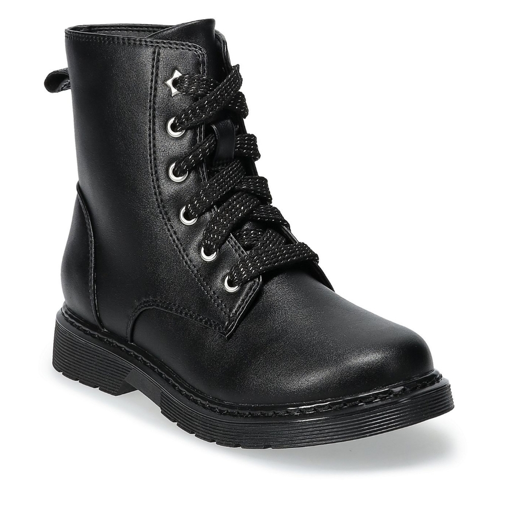 SO Teagan Girls' Combat Boots Size 4